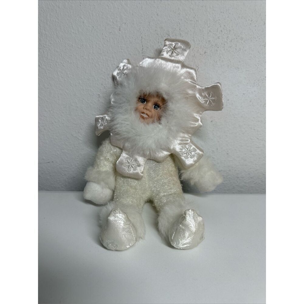 Vintage Snowflake Babies Lighted Musical 10" Plush Doll K Mart Exclusive *Notes